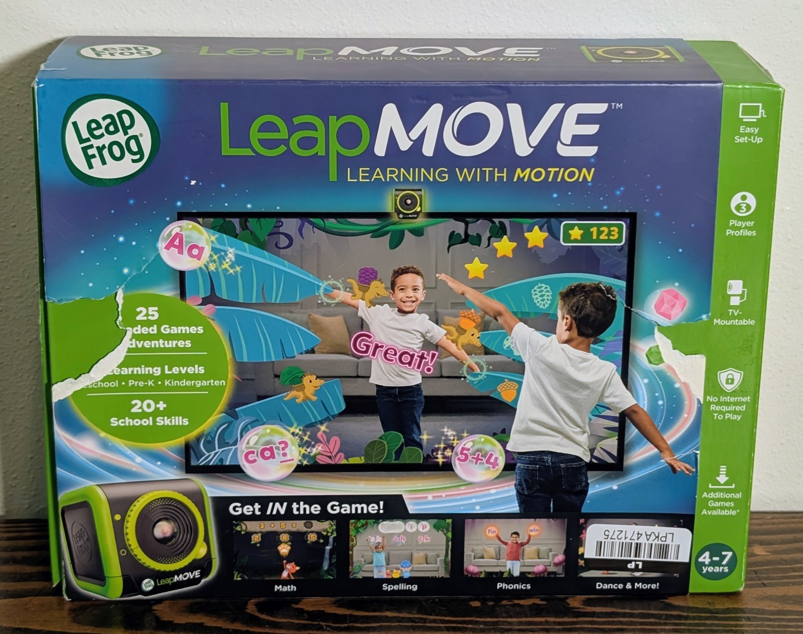Leap Frog LeapMove Learning Video Game System 25 Preloaded Games *Open Box*