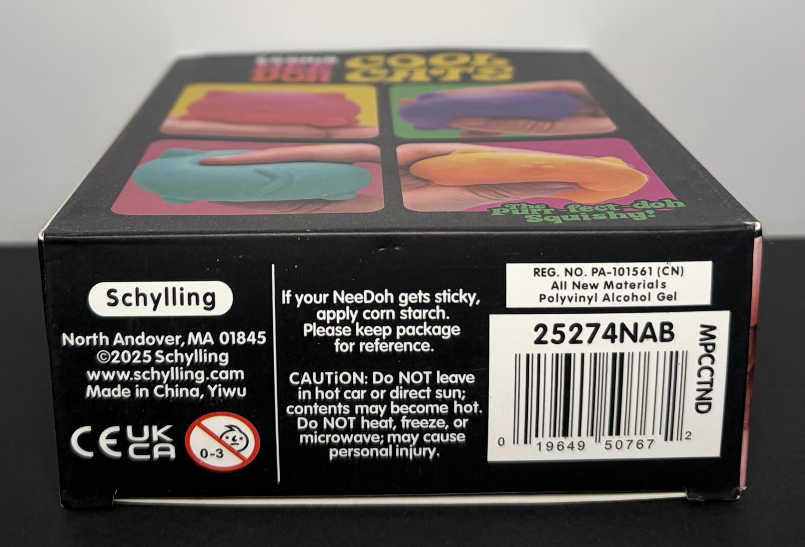 Schylling NeeDoh Teenie Cool Cats 4-Pack Kittens Stress Fidget Sensory Toy – New