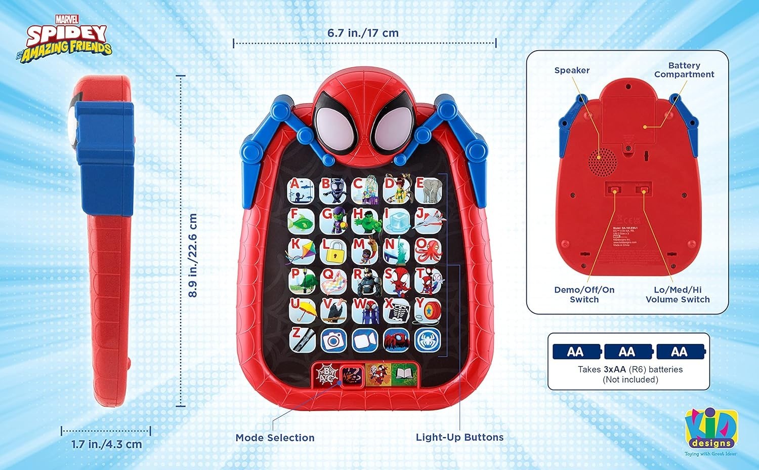 Play and Learn Adventure Tablet: Interactive Games for Kids Aged 3 and Up