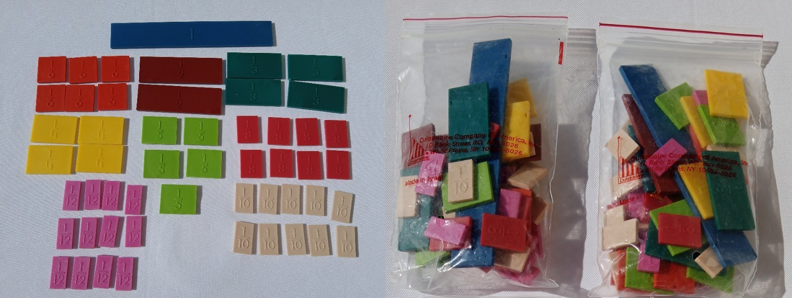Lot of Different Overhead Math Manipulatives Homeschool Teach Math Cuisenaire