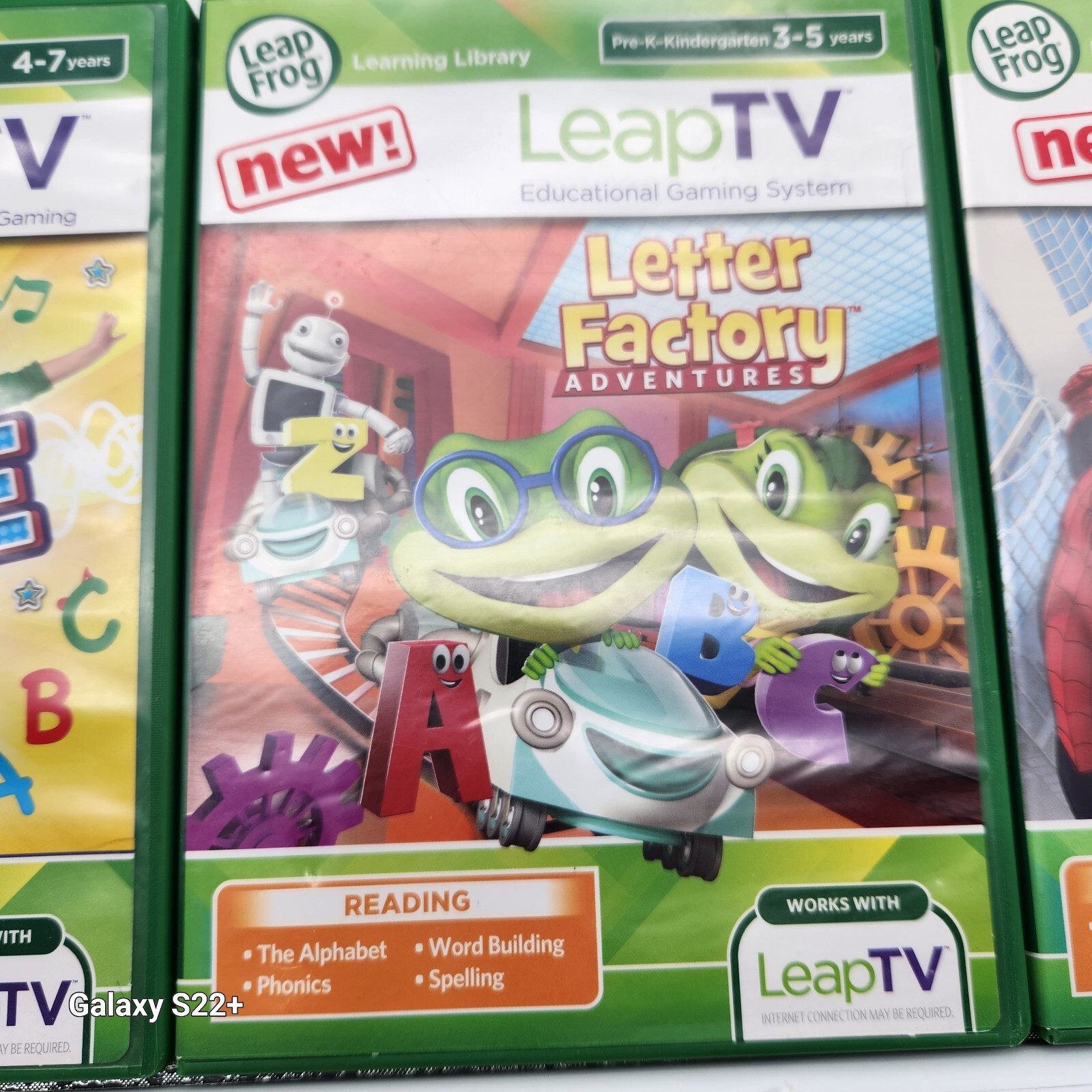 LeapFrog LeapTV Educational Video Gaming System #31511 Complete + 8 Games