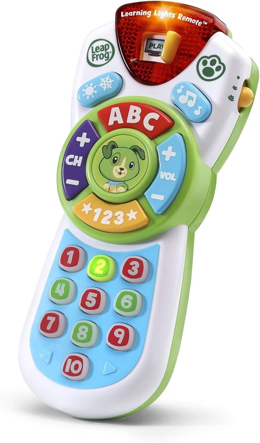 Scout’s Learning Lights Remote Deluxe – 17 Interactive Buttons for Toddlers