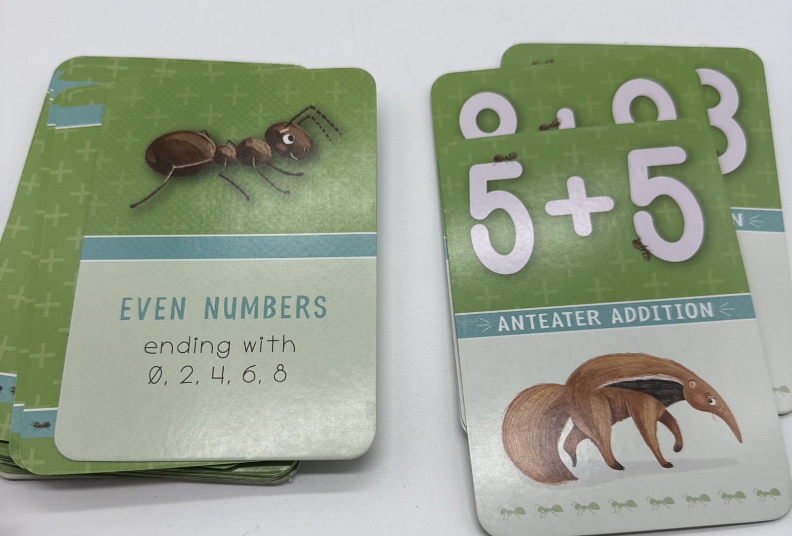 The Good and The Beautiful Anteater Addition Card Game Math Homeschool Complete