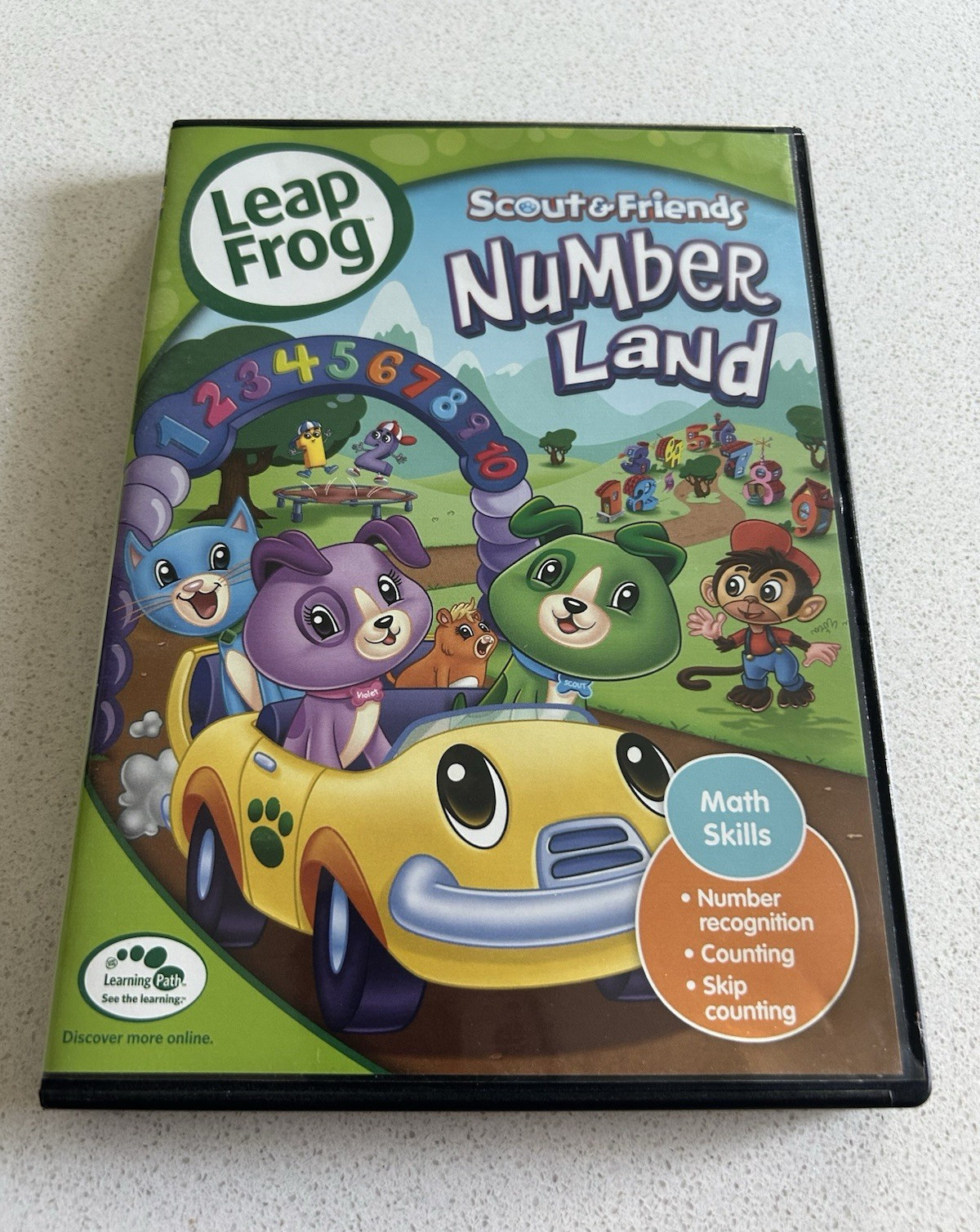 LeapFrog Scout & Friends Number Land Math DVD Game Disc 2-5 Years 2011