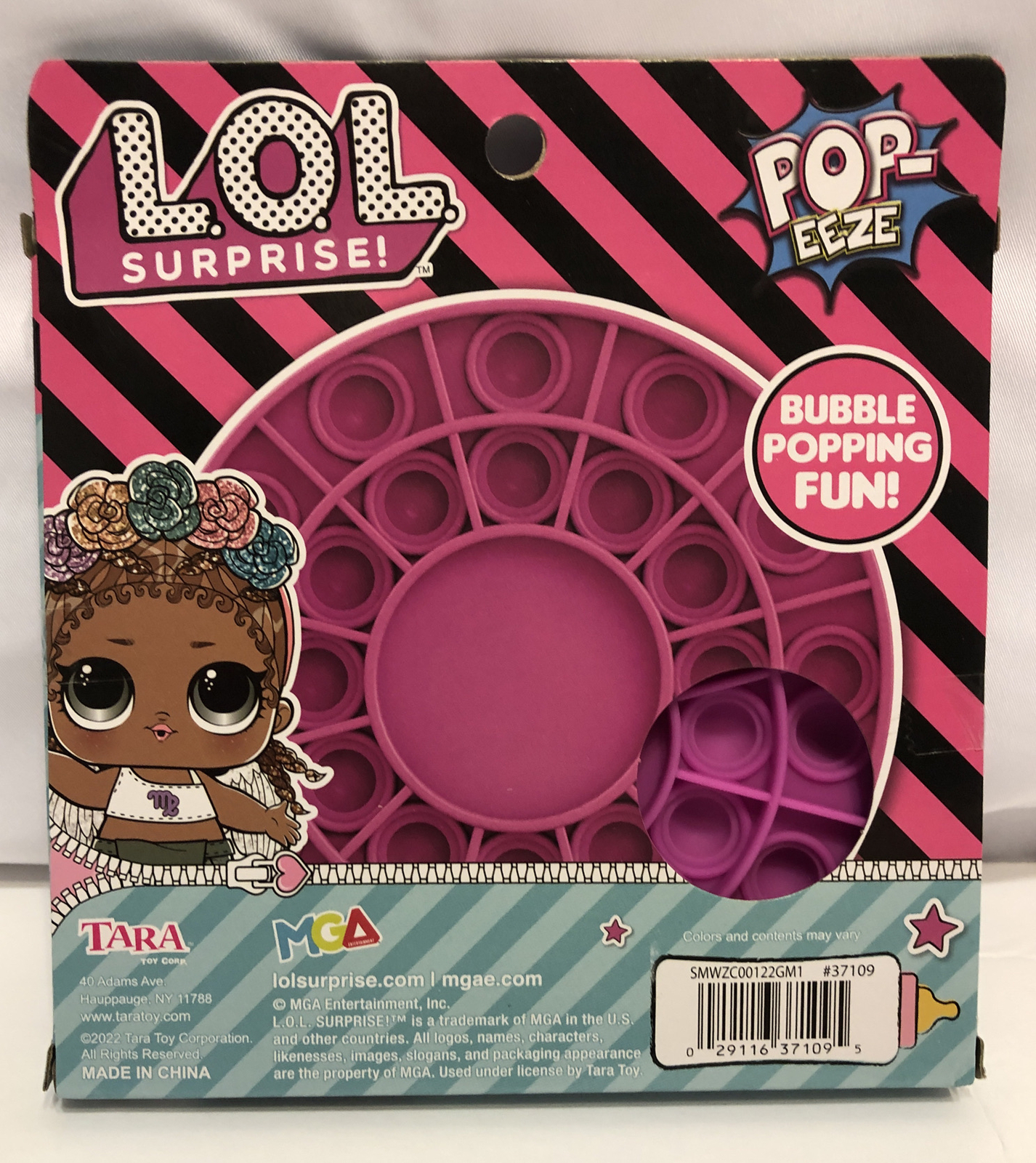 LOL Surprise POP-EEZE Fidget Popper Bubble Popping Fun Ages 3+ Pink NEW L.O.L.