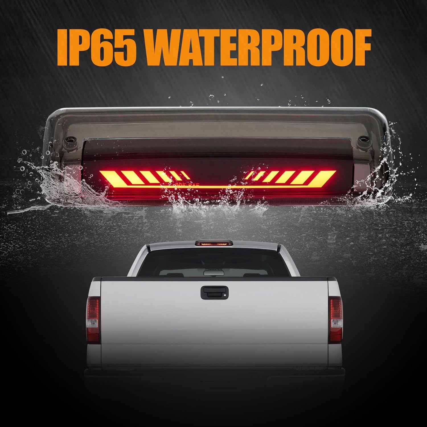Third 3rd Brake Light LED for 2004-2008 Ford F150, High Mount Rear Brake Lights