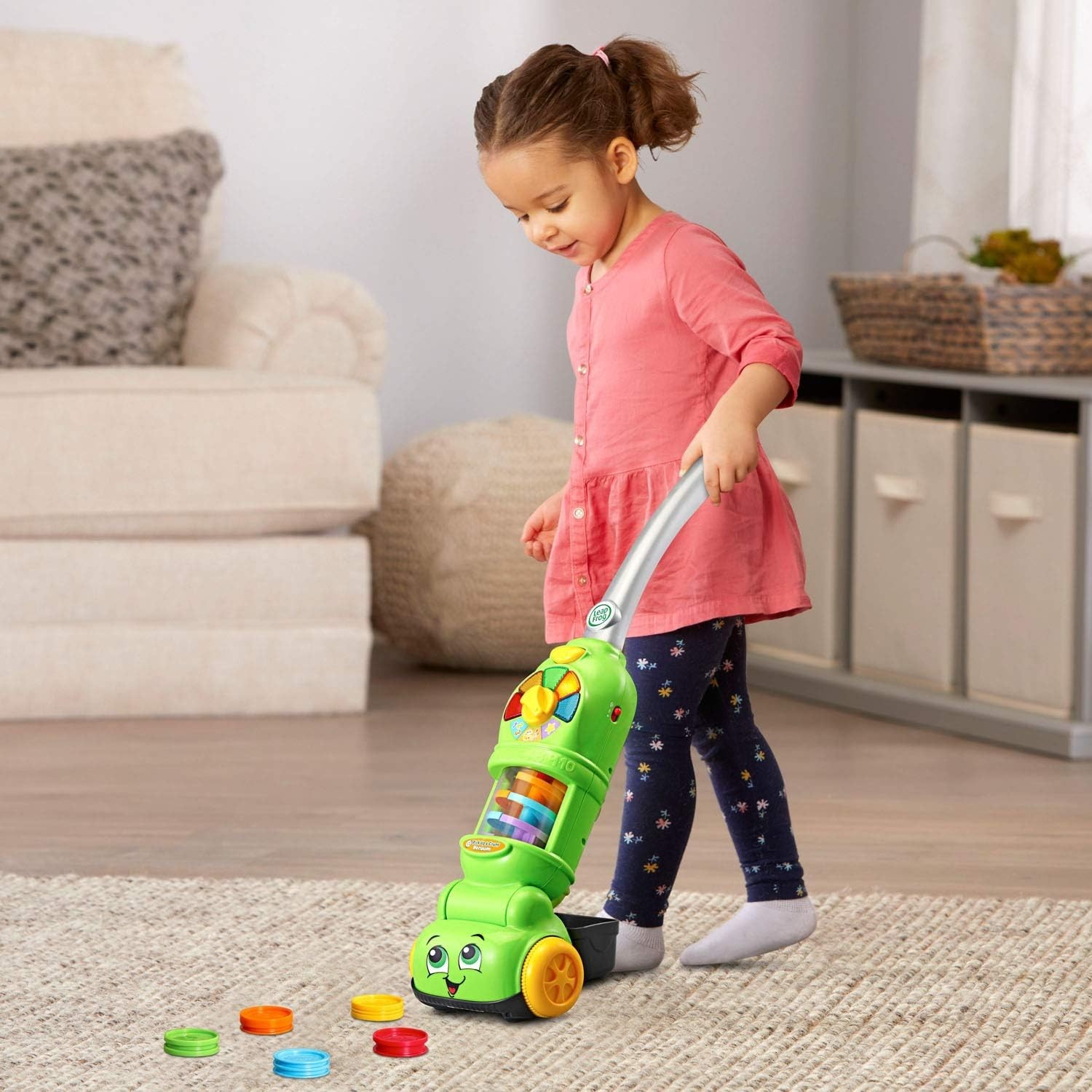 Smart ‘Pick Up and Count’ Vacuum Toy – Teaches Colors & Counting for Ages 2+