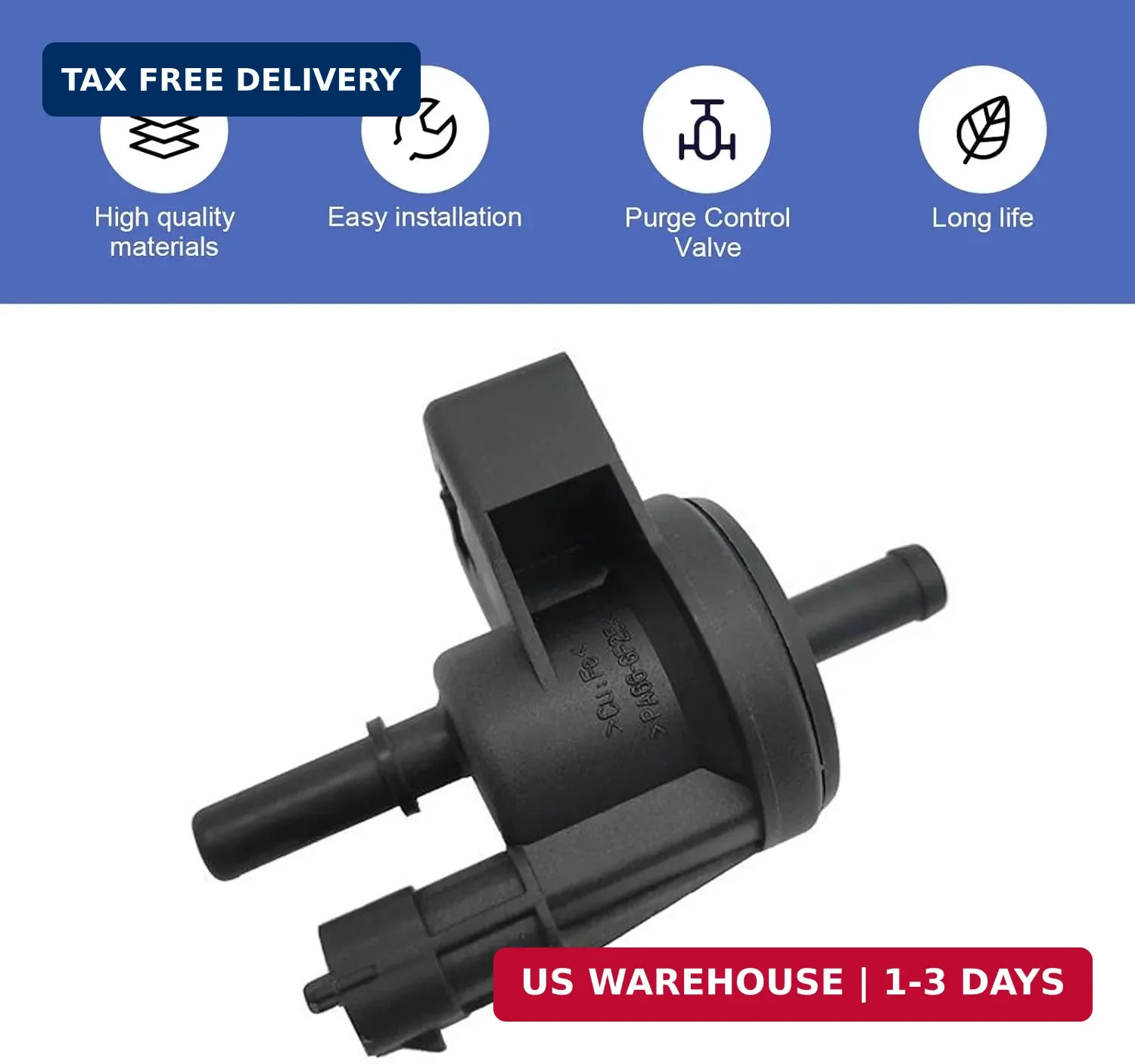 0280142519 Evap Vapor Canister Purge Valve Solenoid, Replace CU5A-9G866-AA, Comp