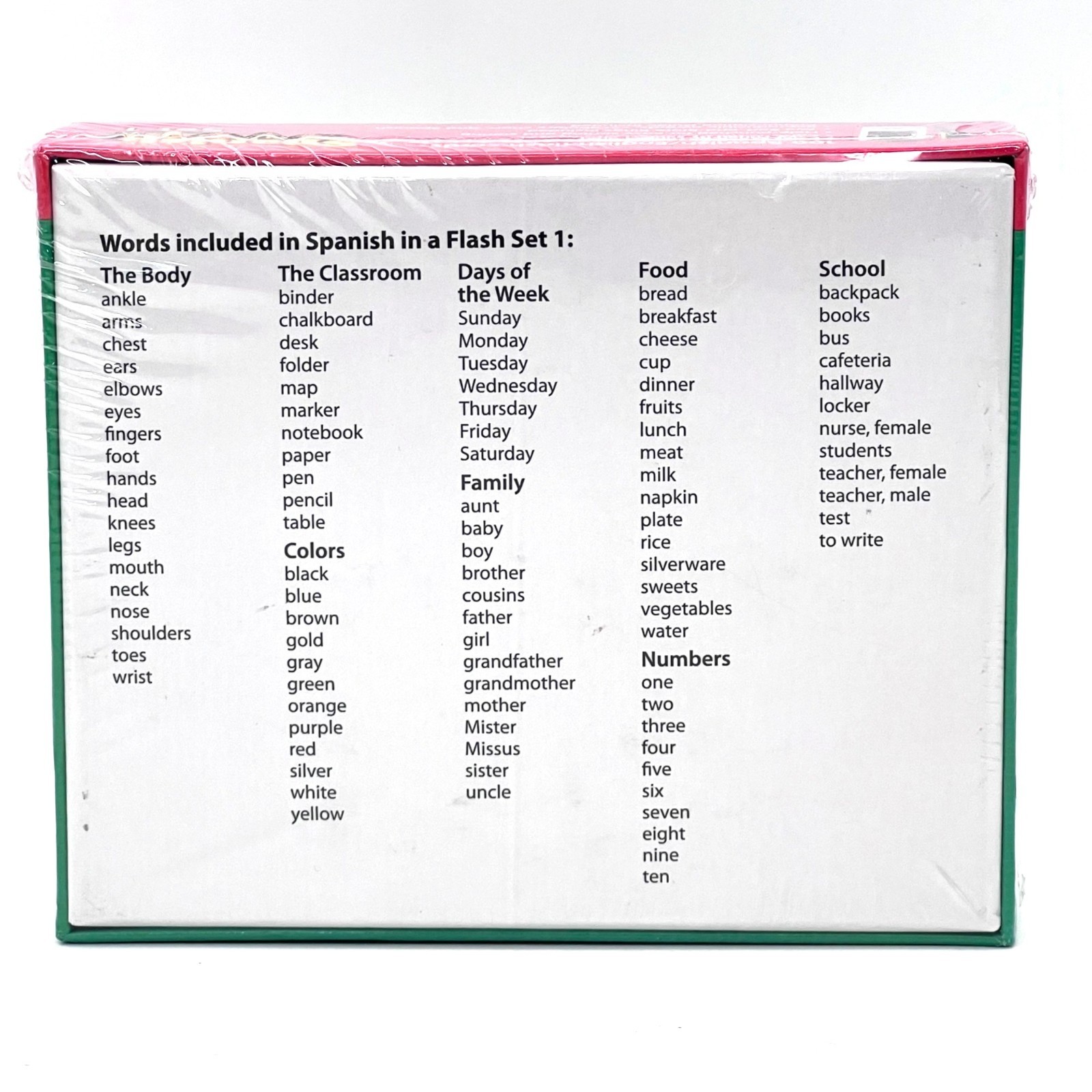 Spanish In A Flash Set 1 with 100 Flashcards Ages 5+ Edupress For Teachers NEW