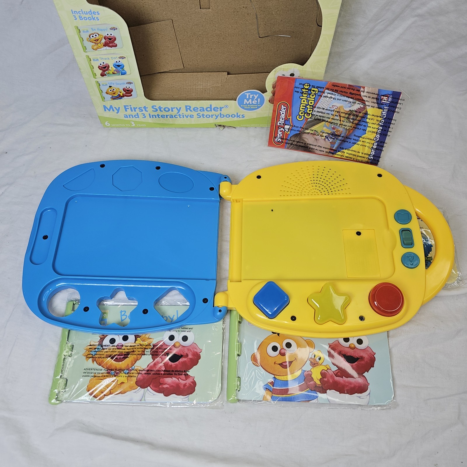 Sesame Street Beginnings My First Story Reader & 3 Interactive Storybooks 2005