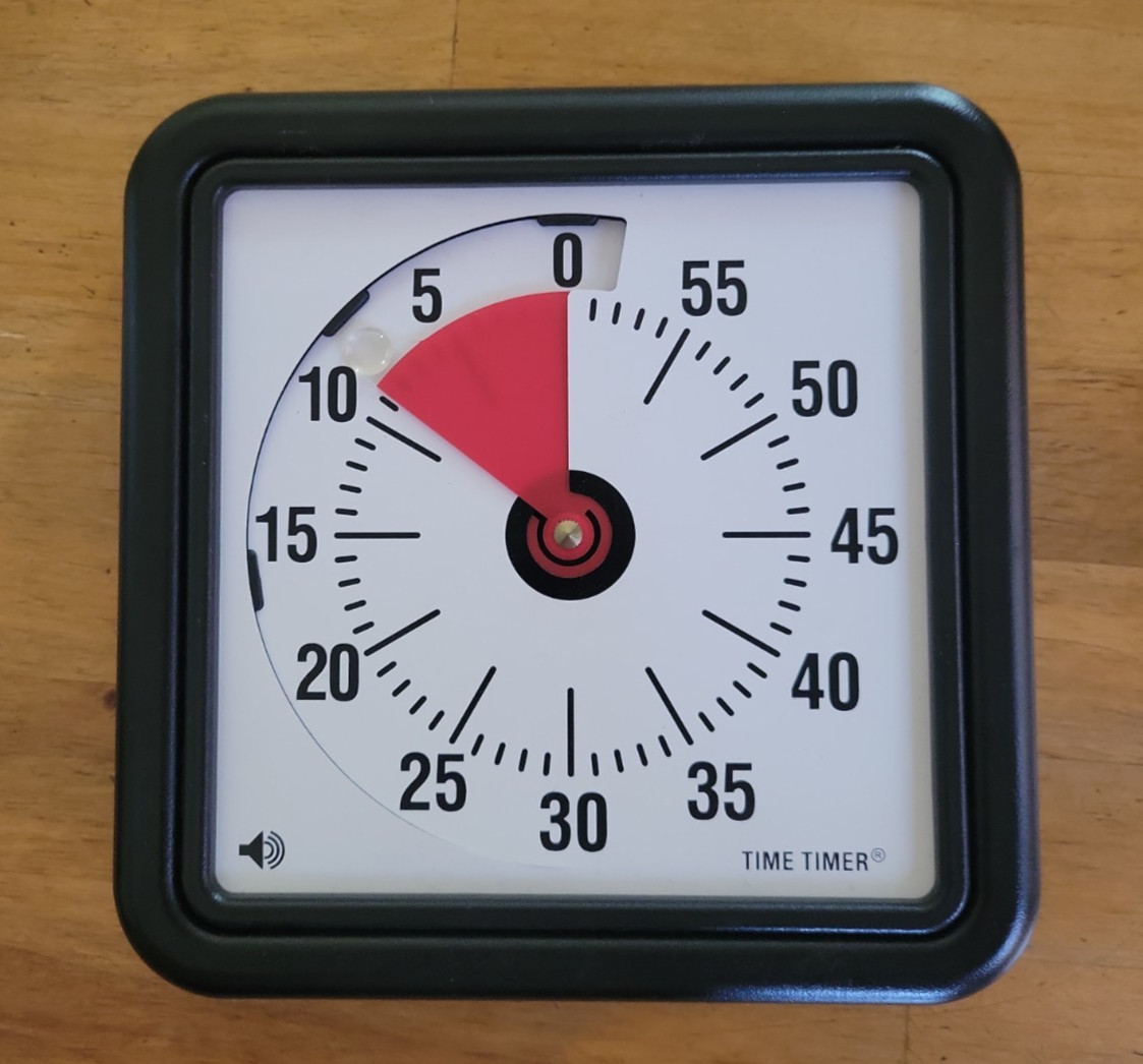 Time Timer 7″ 60 Min Visual Timer Classroom ADHD Autistic Educational Learning