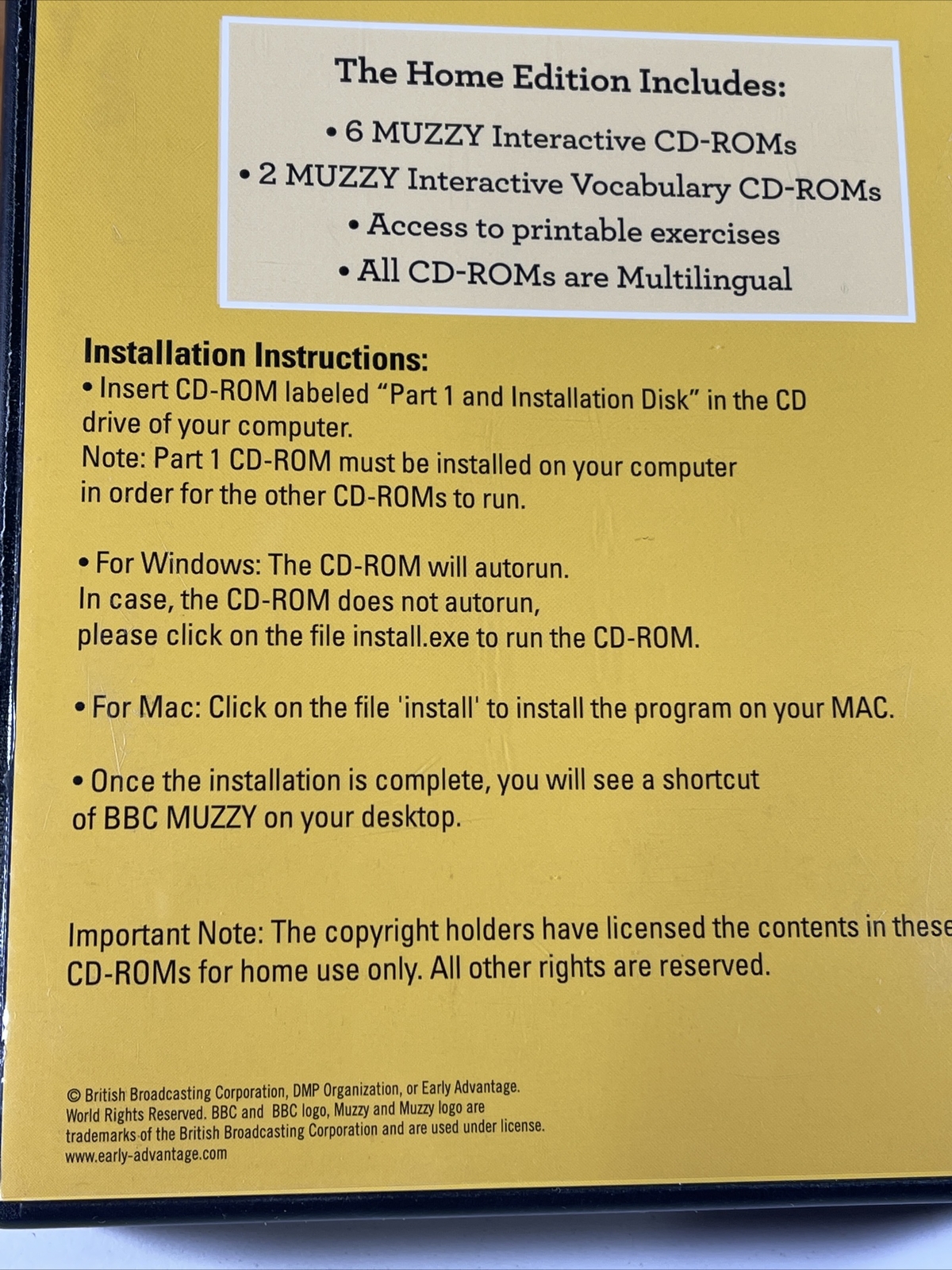 BBC Muzzy Multilingual Language Interactive DVD + SEALED BONUS!