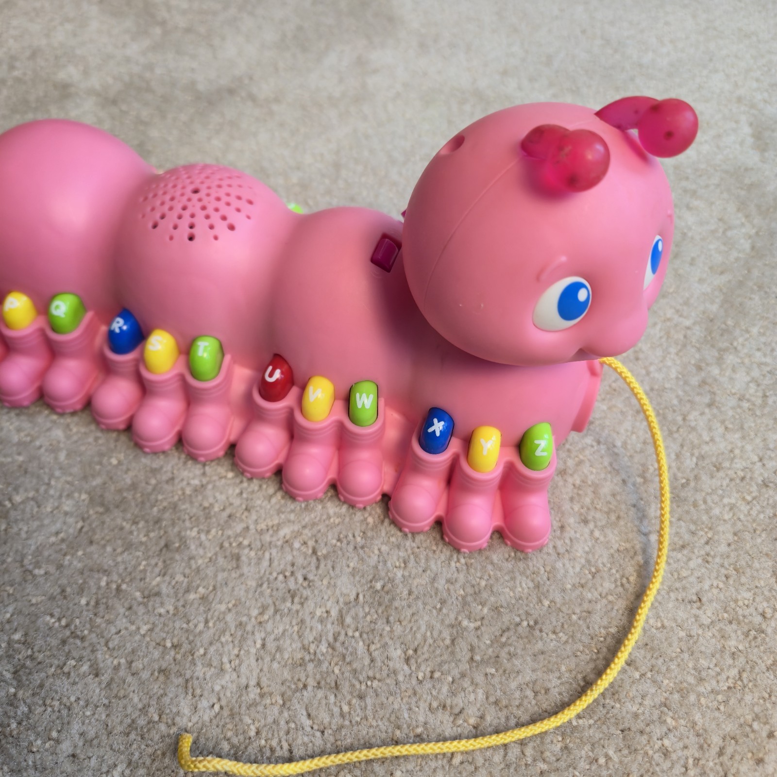 2007 Leap Frog Alphabet Pal Rare Pink Works