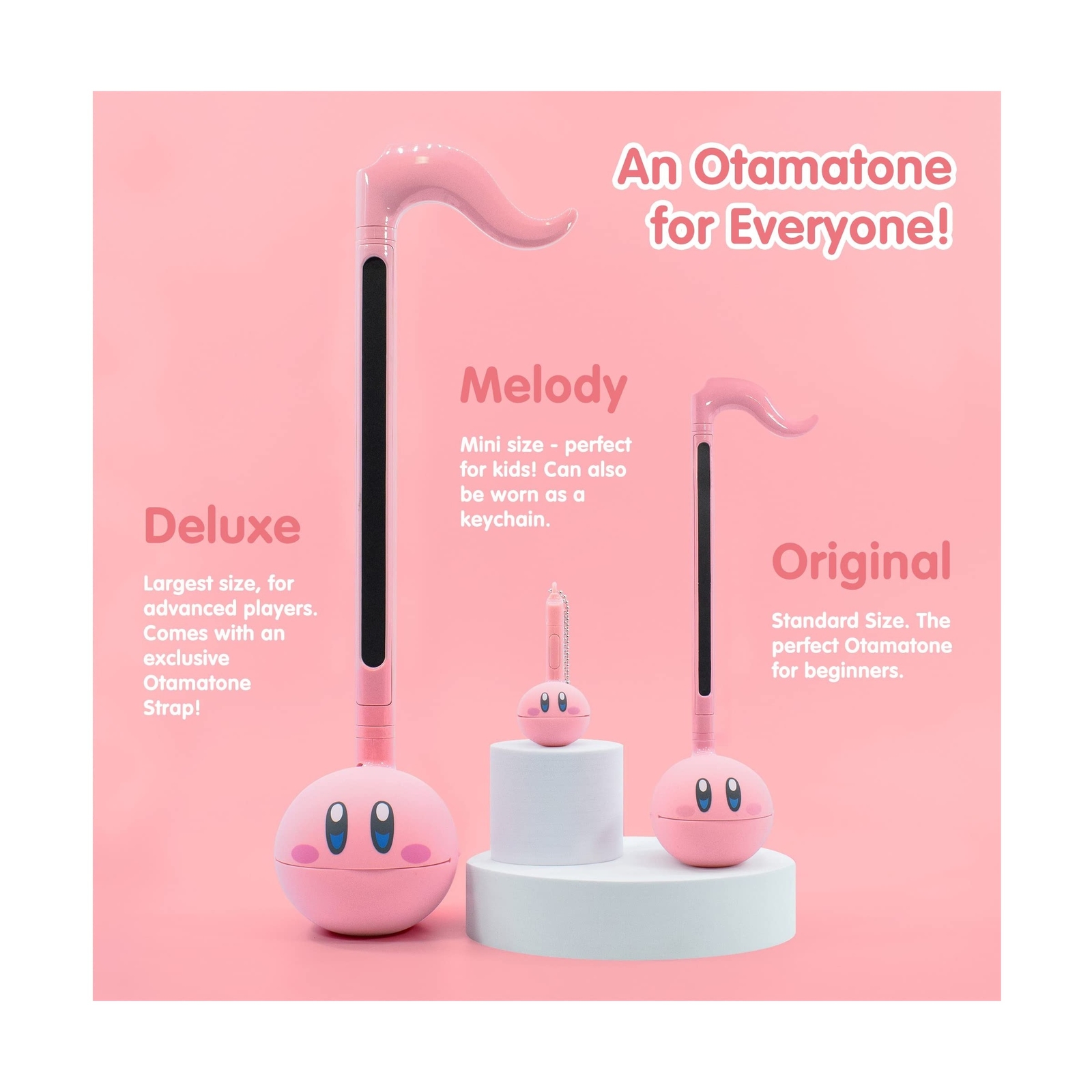 Otamatone [Kirby – English Version Pink Hero Video Game Character Japanese El…