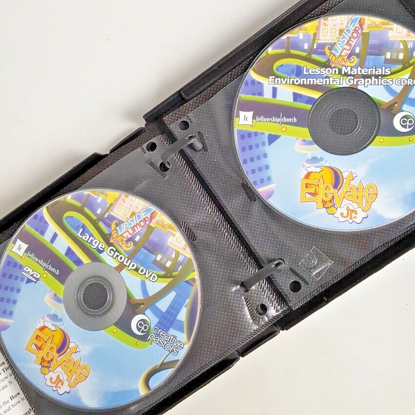 Elevate Jr Upsidedown Town Base Pack DVD CD Bible Youth Pastor Church Case Jesus