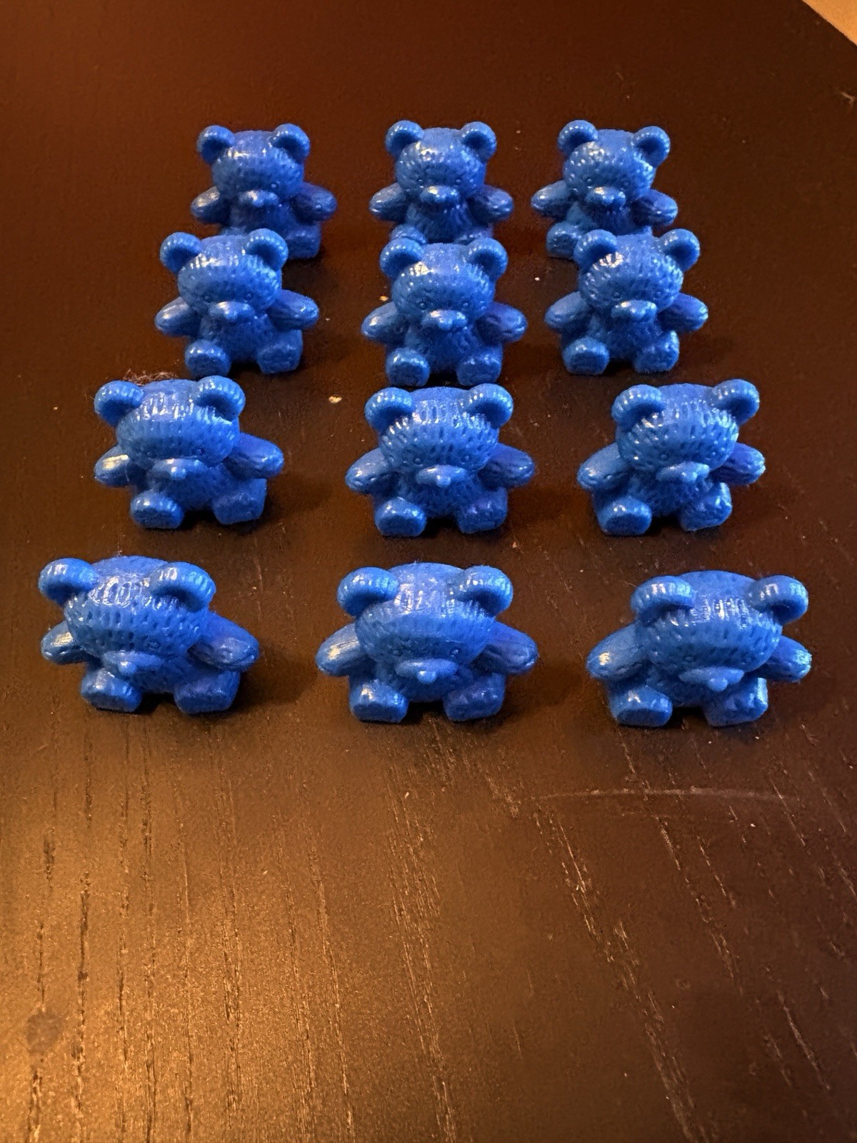 Educational Counting Colors Teddy Bear Family Plastic Pieces 4 colors 48 Pieces