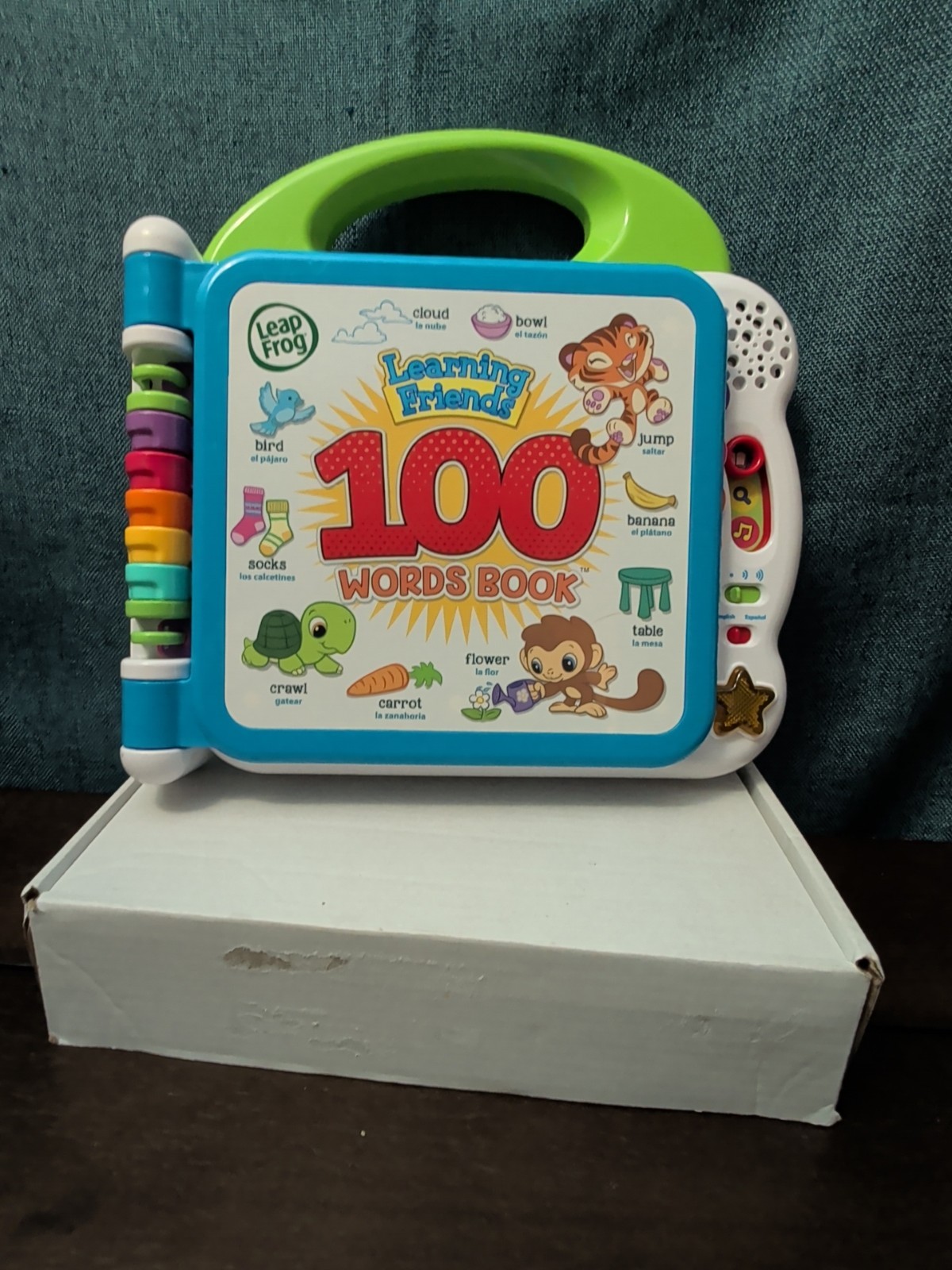LeapFrog 100 Words Electronic Book | English Spanish Bilingual | Toddler Speech