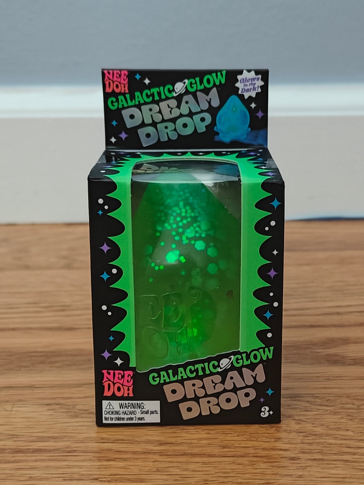 NeeDoh Galactic Glow Dream Drop Green – NIB – Authentic