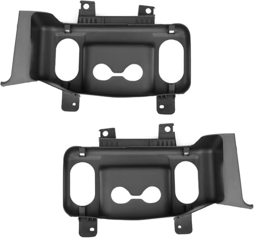 Front Bumper Tow Hook Trim Cover Panels Compatible with Fo-rd F-250 F-350 F