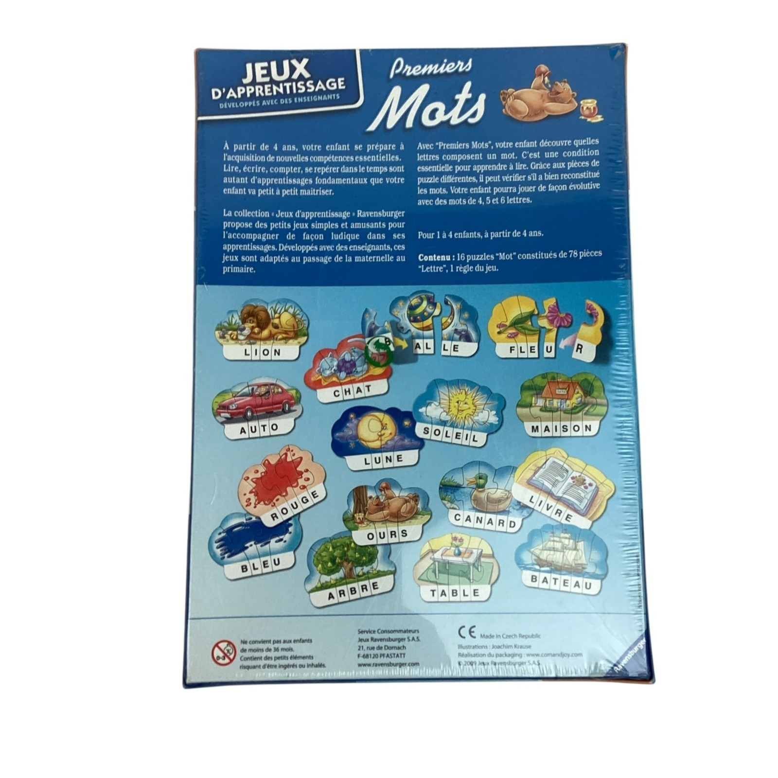 Ravensburger Premiers Mots French Learning Game For Kids Ages 4+
