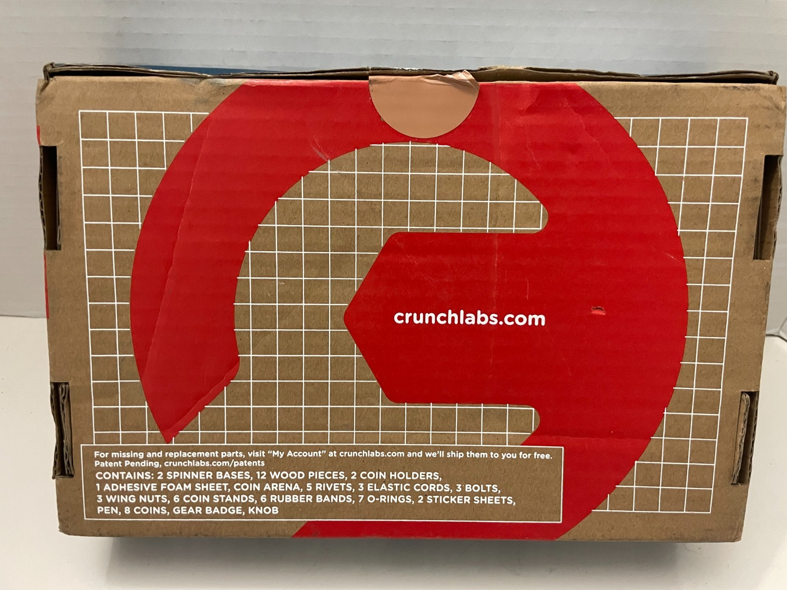 -Open Box- Crunch Labs By Mark Rober Coin Spinner Build Box
