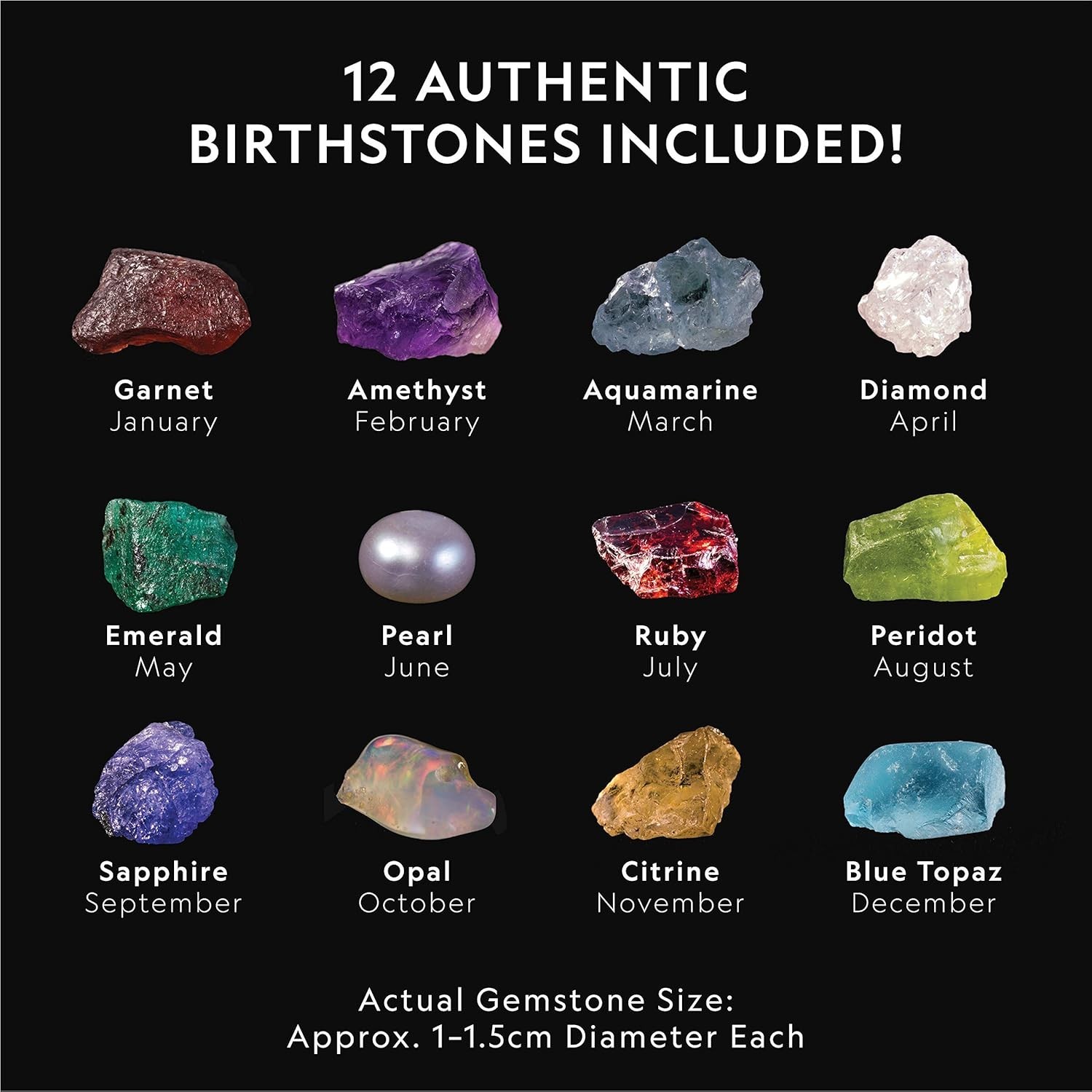 STEM Learning with National Geographic Birthstone Dig Kit: Real Gems Inside!
