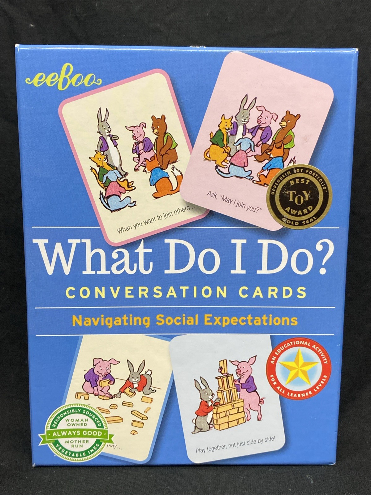 EeBoo What Do I Do – Conversation Cards Navigating Social Expectations
