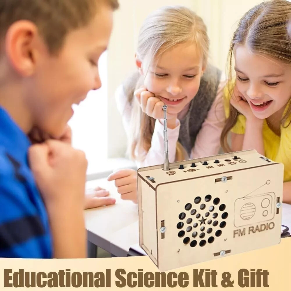STEM Radio Kit for Kids 6-14 | DIY Electronics, Science & Circuit Project 🎁