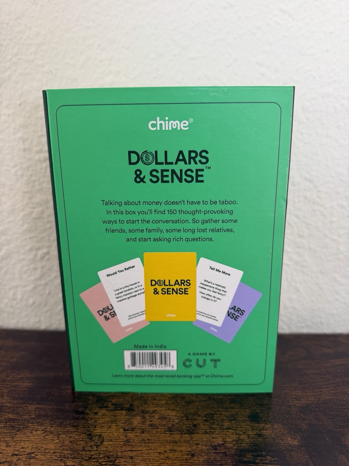 Chime Dollars & Sense Game Where Money Talks & So Do You Age 14+