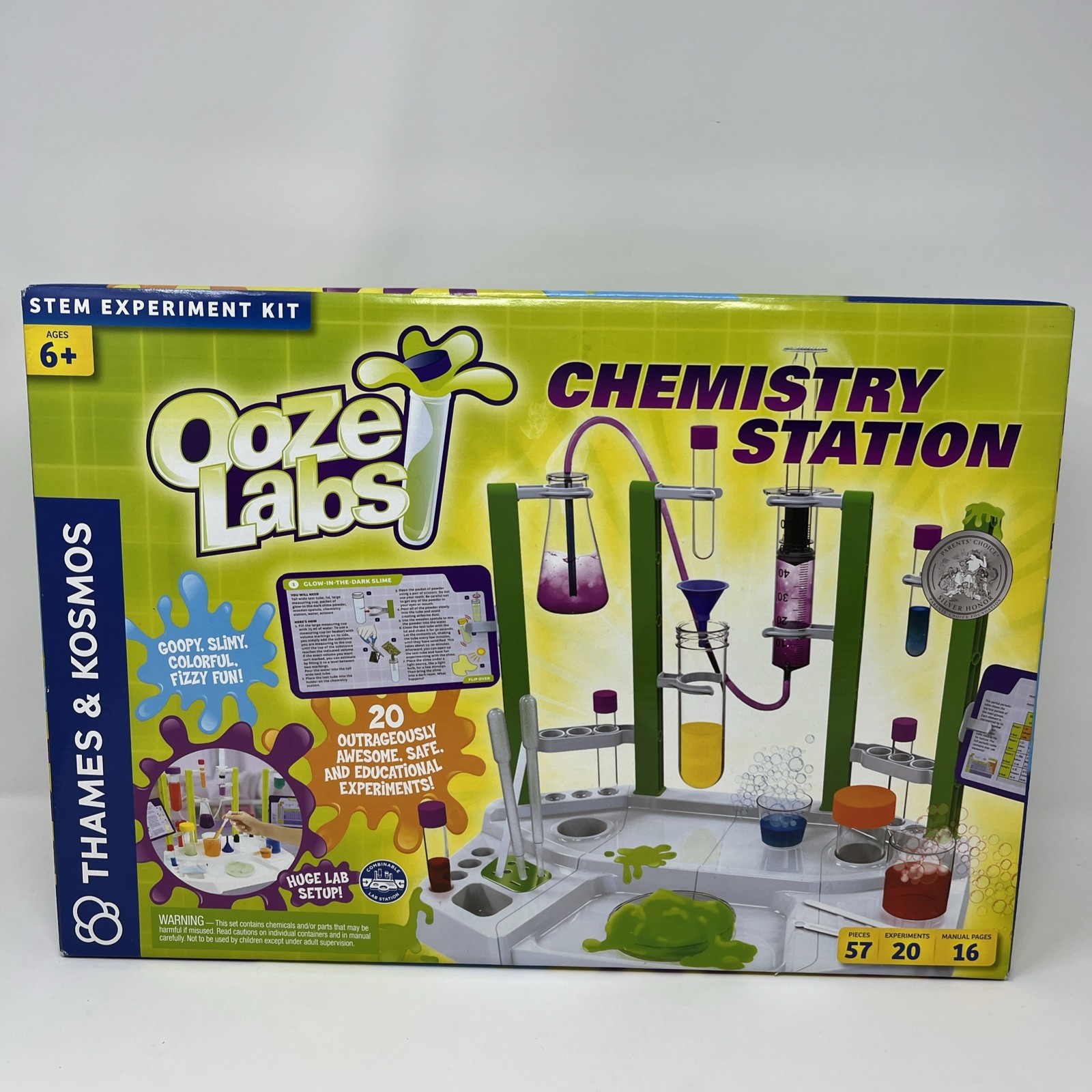 Thames & Kosmos Ooze Labs Chemistry Station STEM Experiment Kit 20 Experiments