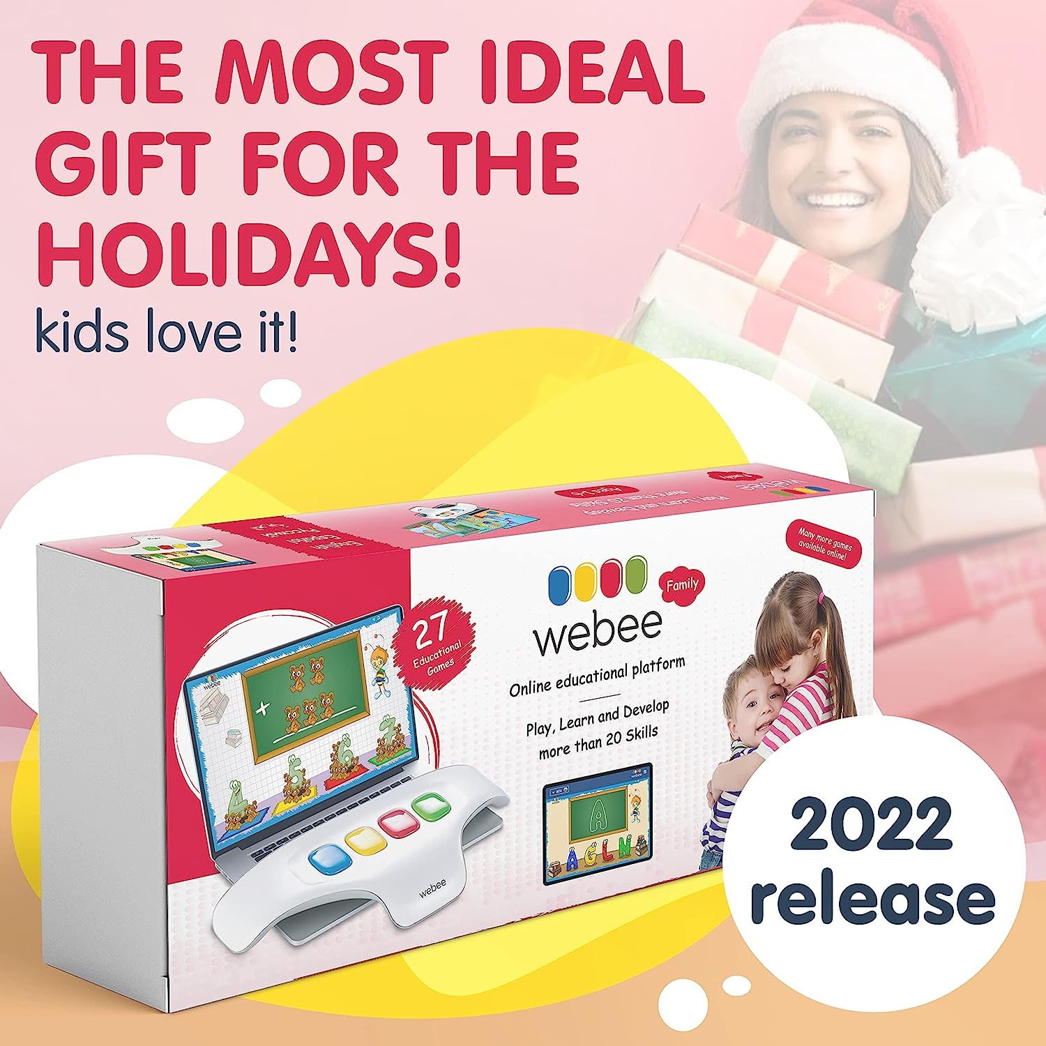 Webee Toddler and Children’s Learning Game Console For Ages 2-6