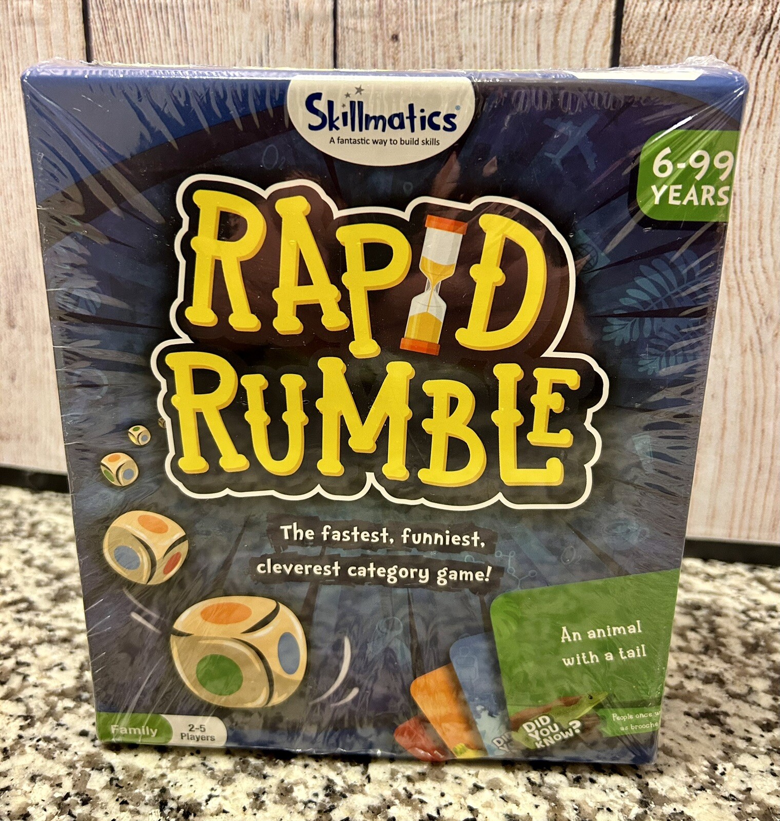 Board Game Rapid Rumble Educational Gifts for 6 Year Old And Up Adults Teens