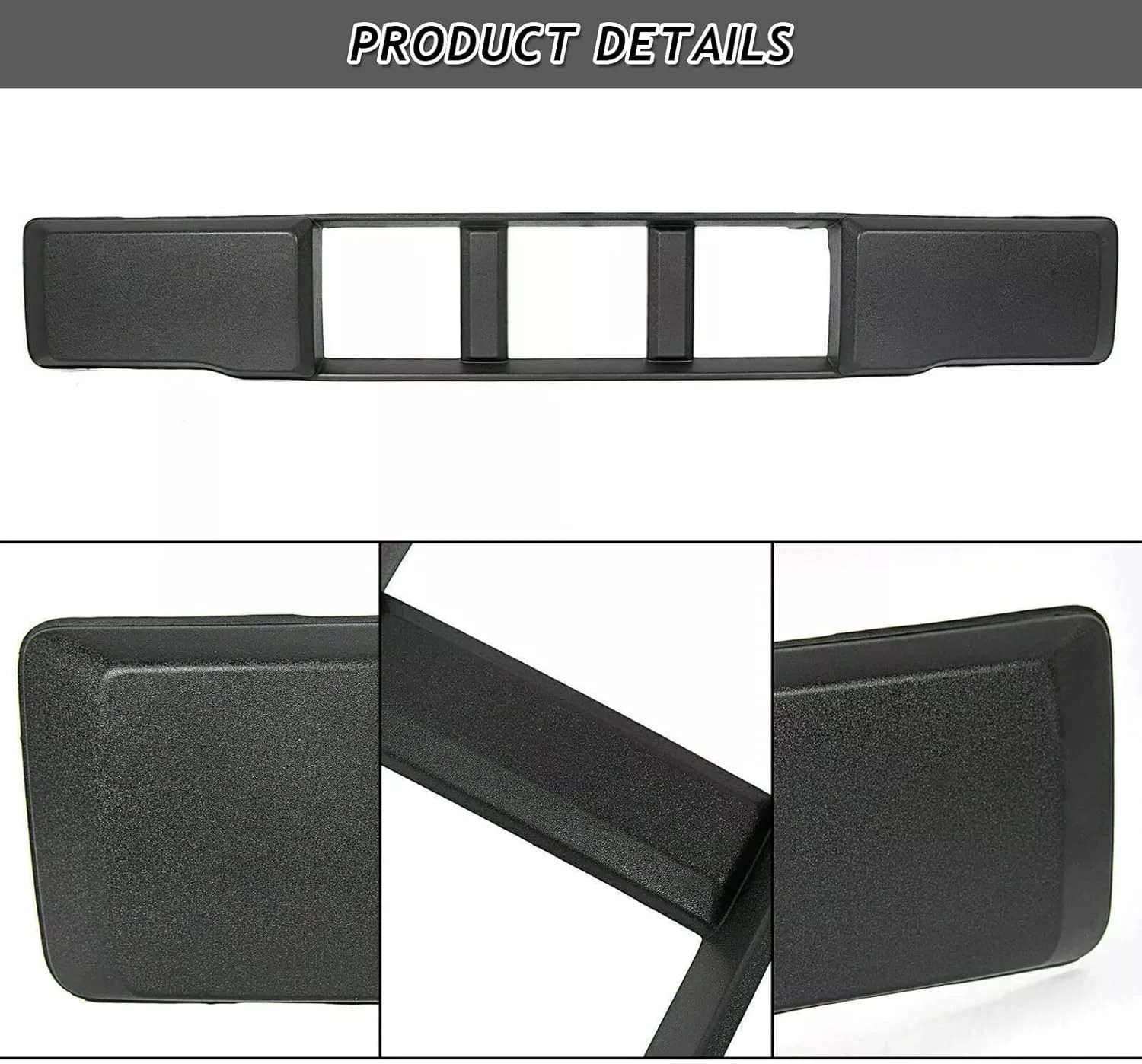 Front Lower Grille Trim Panel Compatible With 2015-2017 Ford F-150 F150 Black Fr