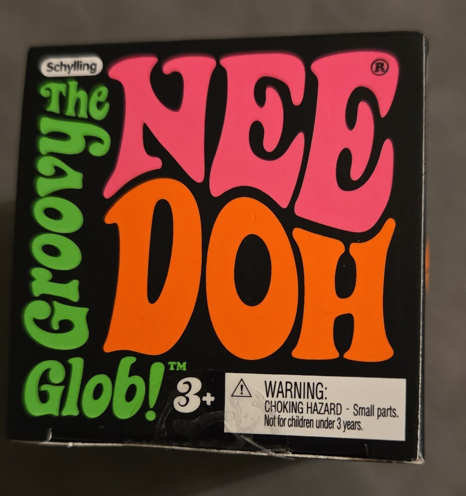 Schylling Groovy Nee-Doh Glob Squish Squeeze Tactile Toy, Orange 26093JHJ