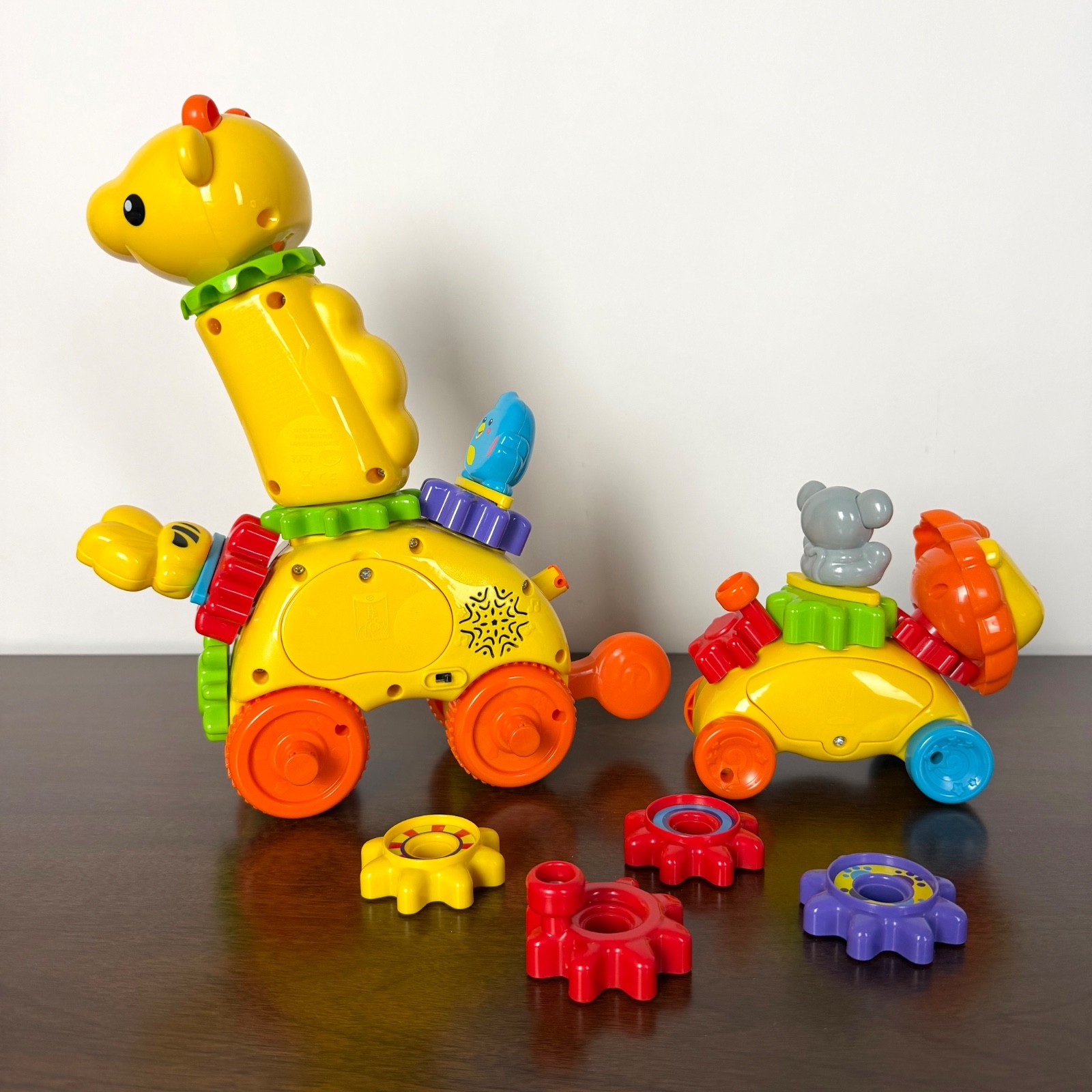 VTech GearZoozs Spin & Laugh Gearaffe Lion Interactive Toy Baby Toys