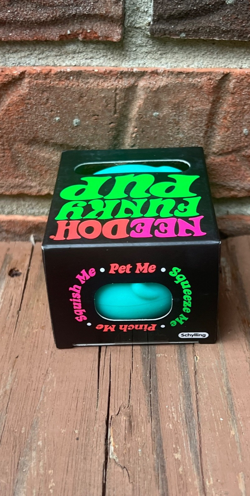 BRAND NEW-Needoh Teal Funky Pup-FACTORY SEALED