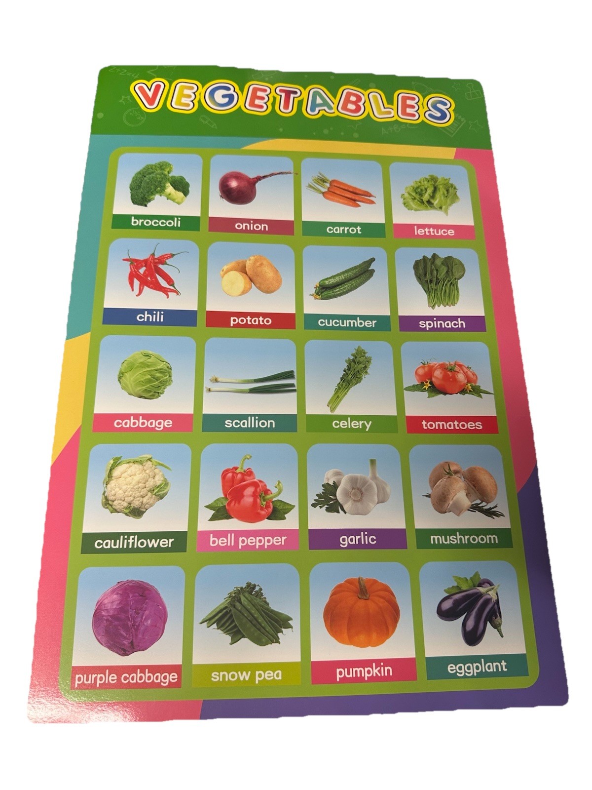 16PCS Educational Preschool Posters Toddlers Kids Perfect for Classroom Teach