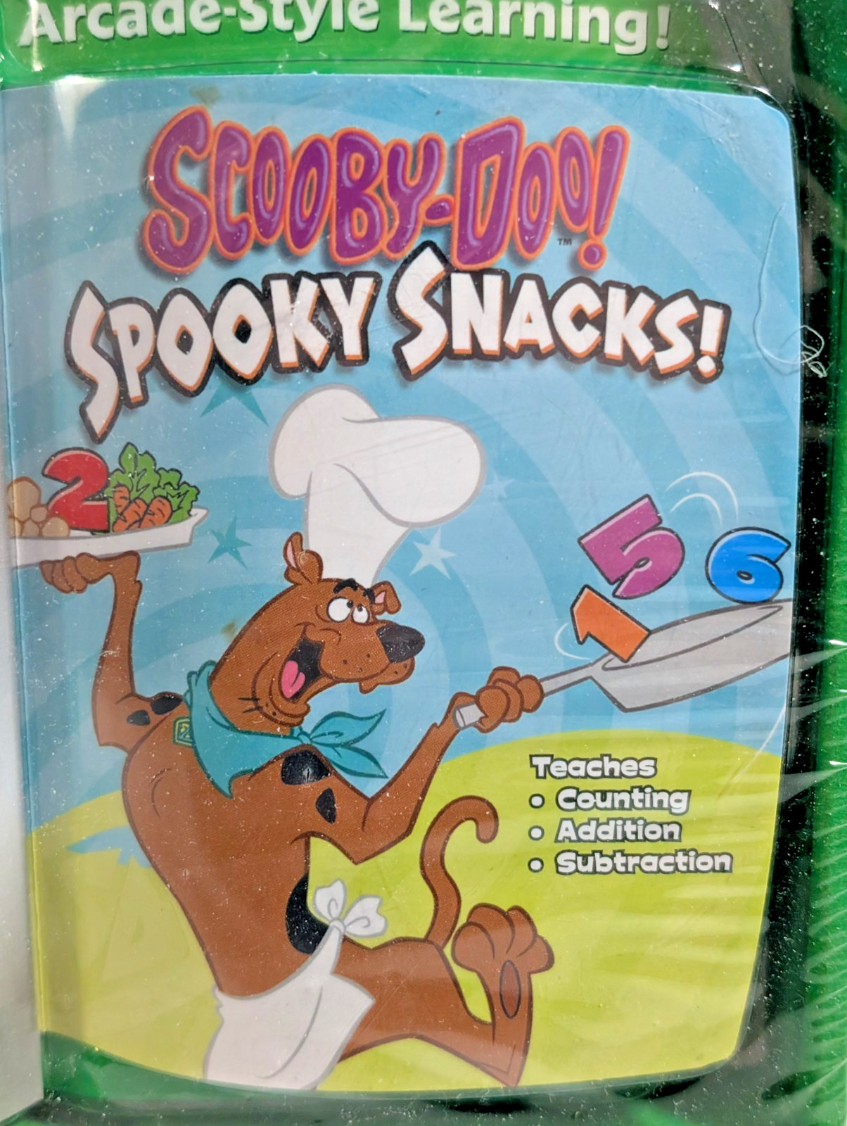 Leap Frog Leapster Learning Game System Number Raiders Scooby Doo Spooky Snacks!