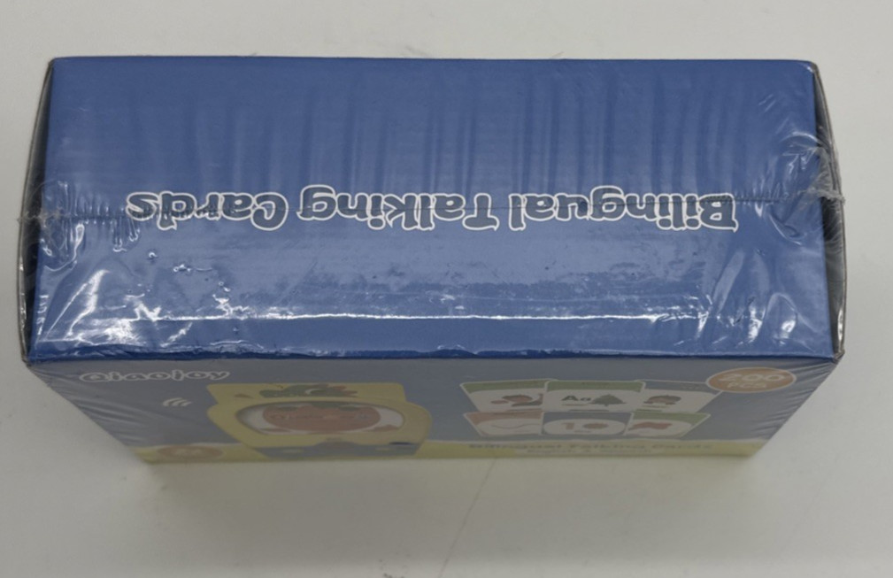 Qiaojoy Bilingual Talking Flash Cards 120 Pcs English & Spanish New
