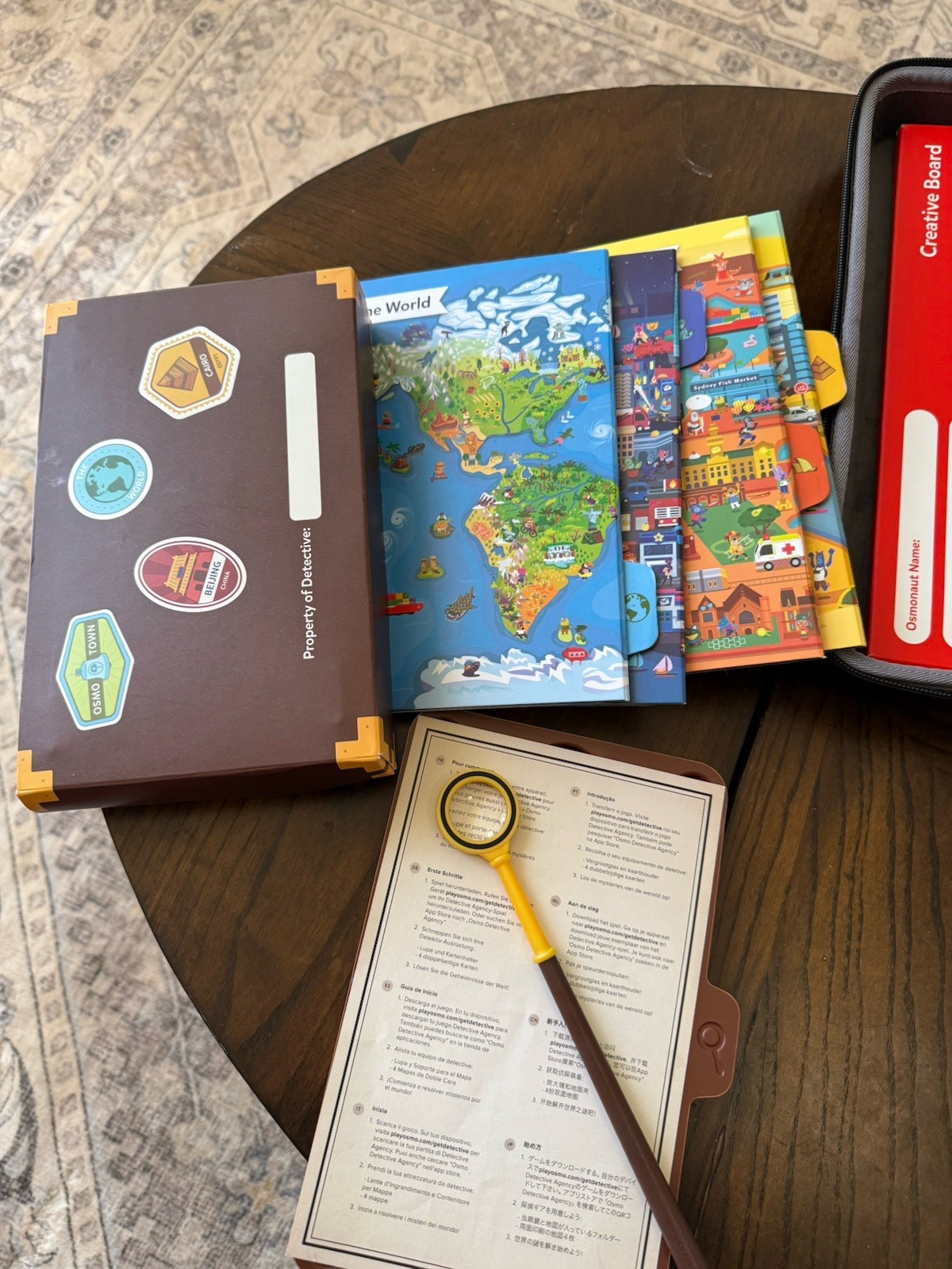 Osmo Genius Kids Learning Educational Game System And Case Large LOT