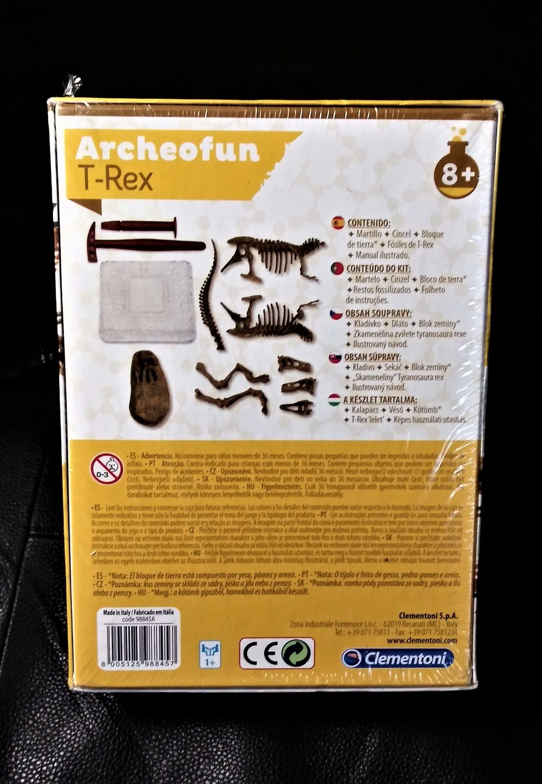 Clementoni Archeofun T-Rex Dinosaur Skeleton Kit New Sealed