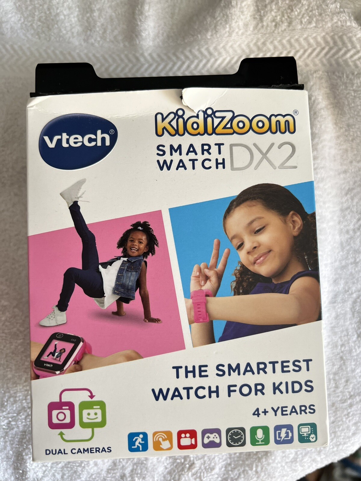 VTECH Kidizoom Smart Watch DX2 Pink Camera Video Games Time Apps Ages 4+