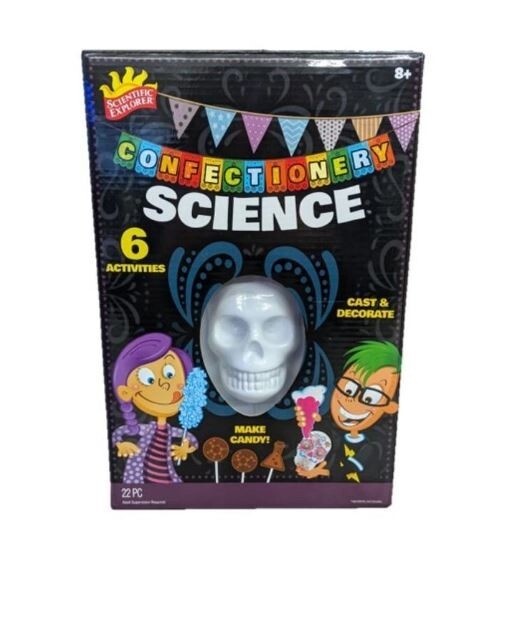 Kid’s Candy SCIENCE KIT-Create Rock Candy, Sugar Skulls&Lollipops-Includes MOLDS