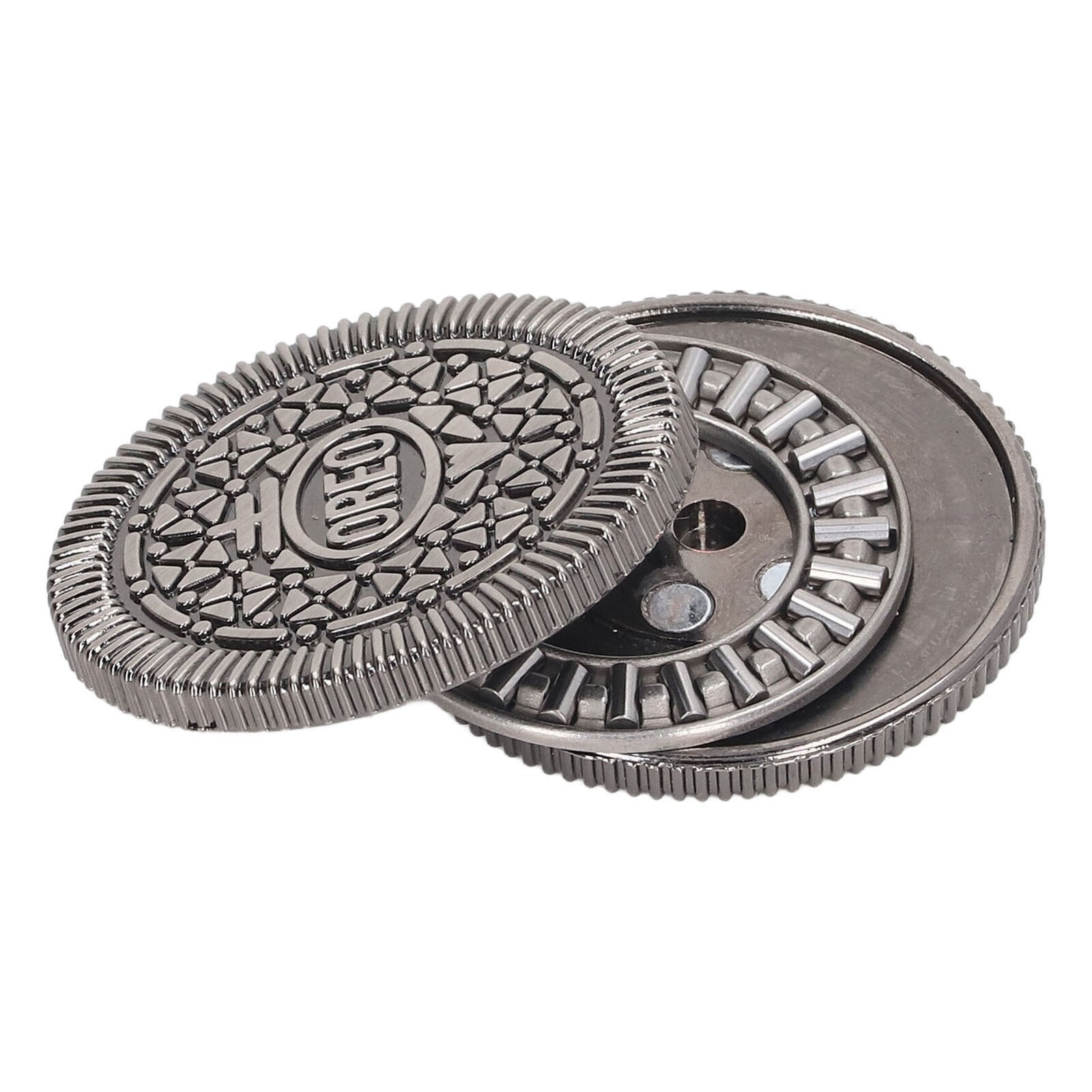 Metal Slider Haptic Coin for Adults Stress Relief Clicker Fingertip Slider Toy