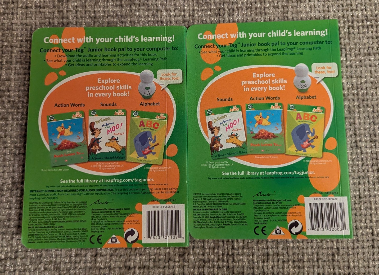 Leap Frog Tag Junior Reader wtih 12 Books – TESTED & WORKS w/ Disney & More!
