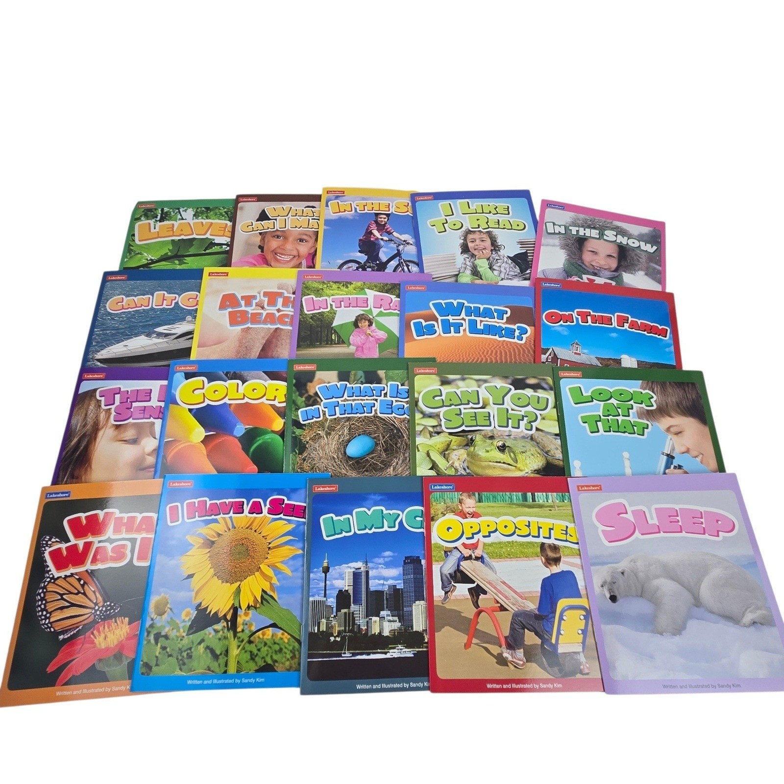 Lakeshore Nonfiction Sight-Word Level 1 Readers 20 Book Box Set TT557 MINT 2011