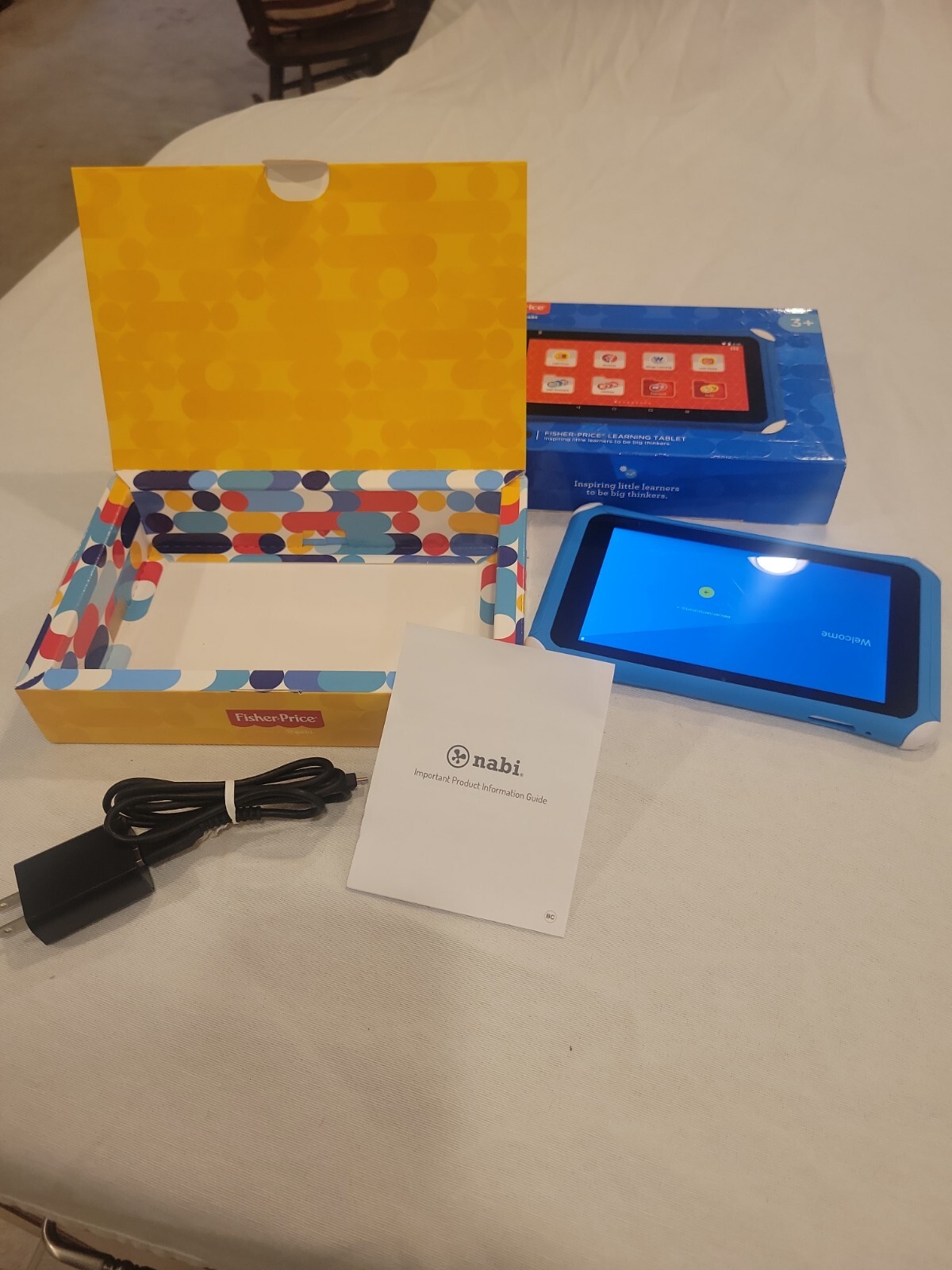 Nabi Fisher-Price Learning 7″ Kids Tablet Android FGC64-9993 numbers 16GB