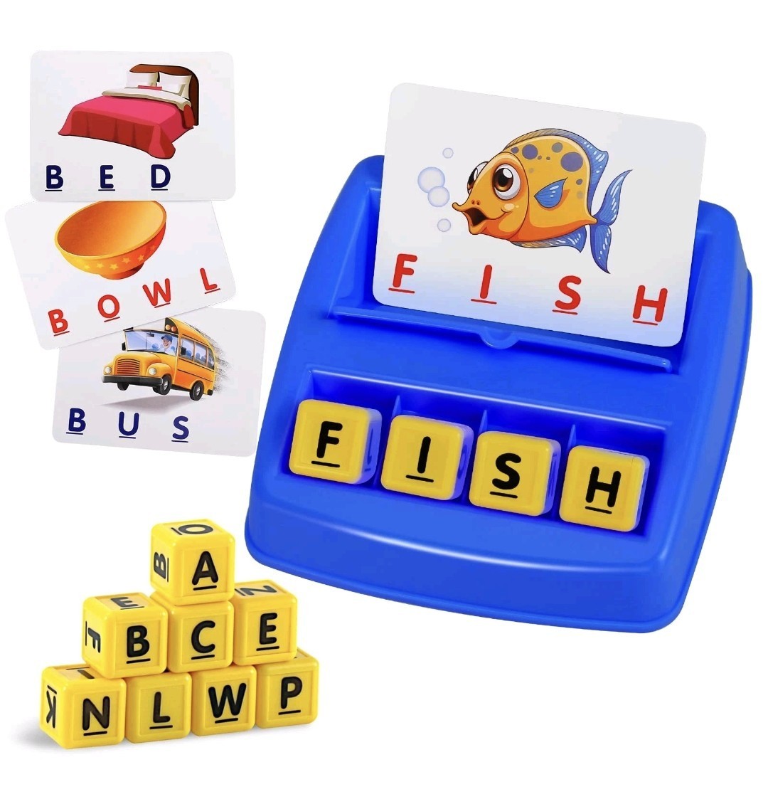 Educational Let’s Go Matching Letter Game for Preschool – Ages 3+ – Box set