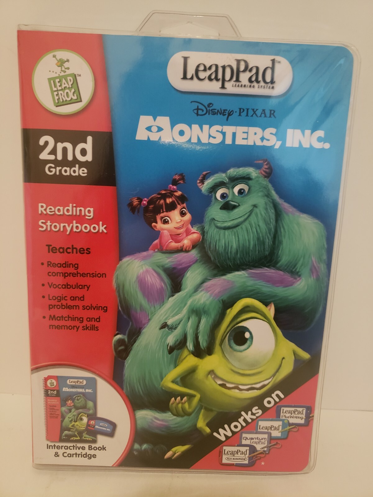 Leap Frog Leap Pad Monsters Inc. 2nd Grade Reading Storybook
