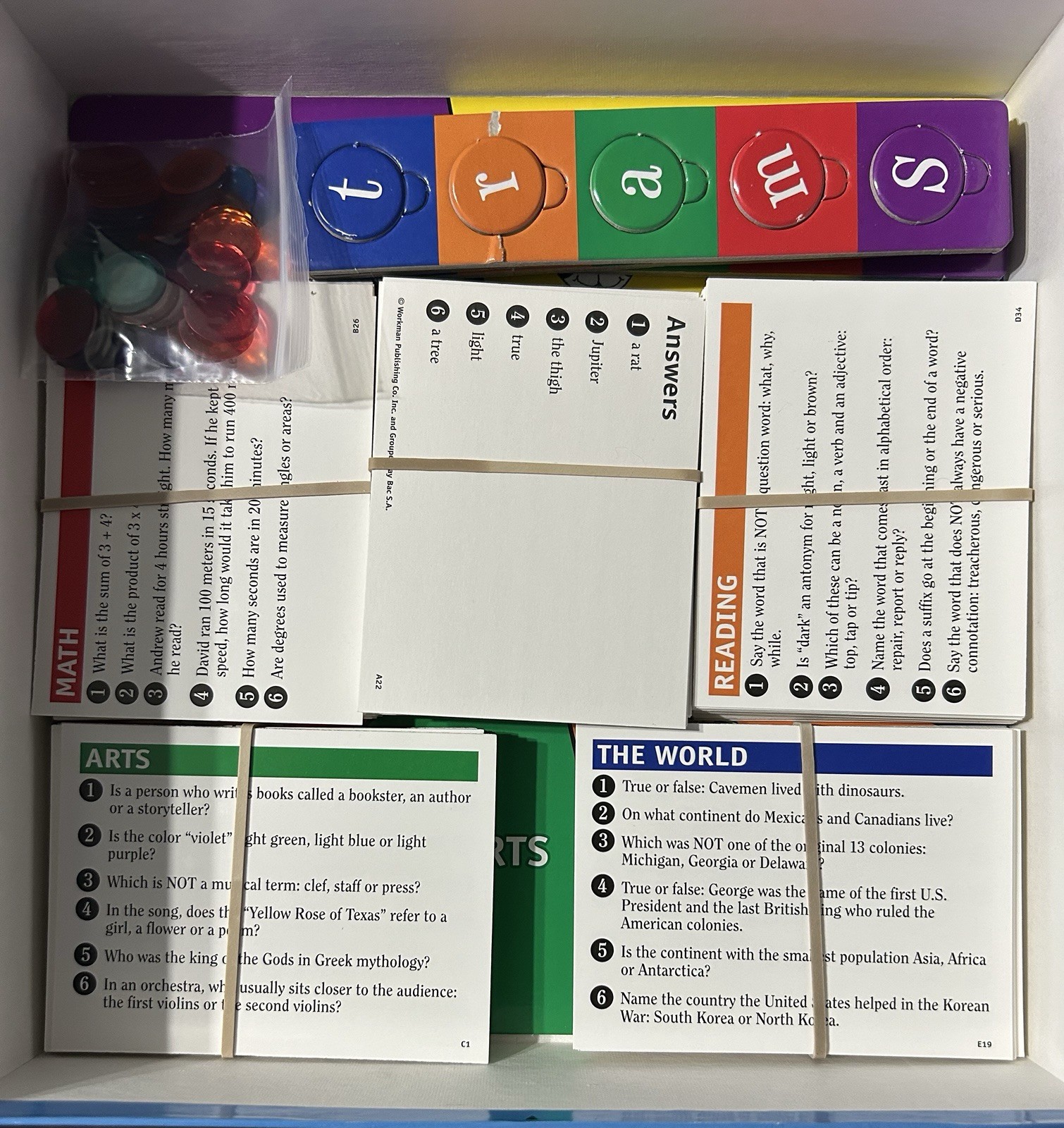 Brain Quest Smart! Game (2010) Grades 1-6 By University Games – Educational